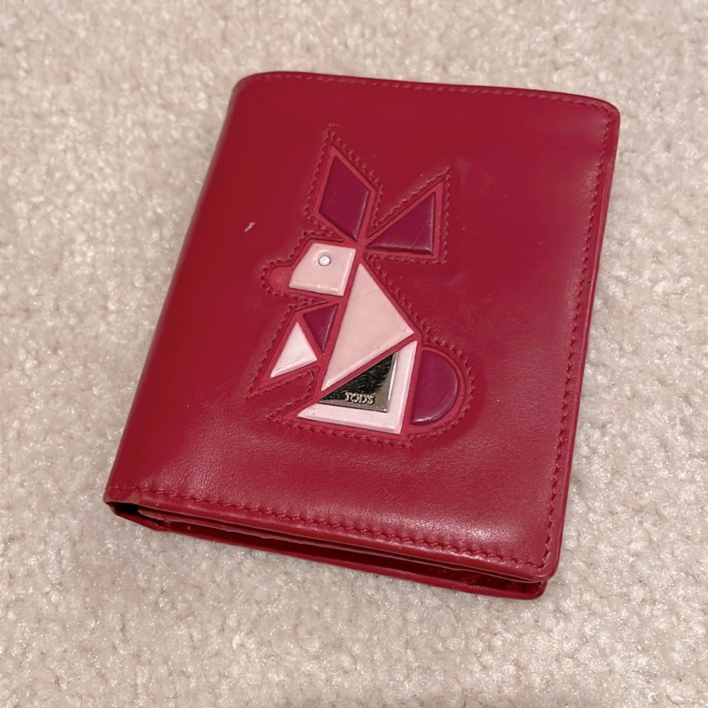 Tod’s Red Bunny Wallet